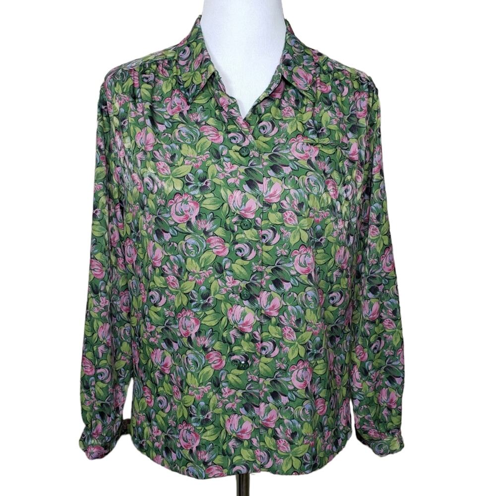 Vintage Floral Blouse